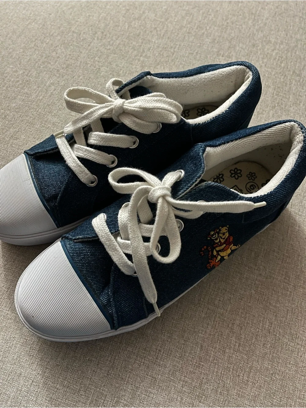 Winnie the Pooh denim sneakers